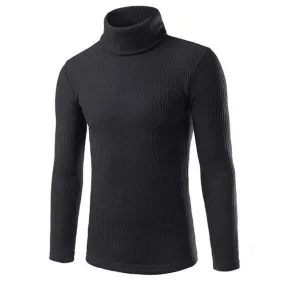 Sweater Men Turtleneck Warm Long Sleeve Casual Sweater Solid Pullover Men Sueter Hombre#212 SM6