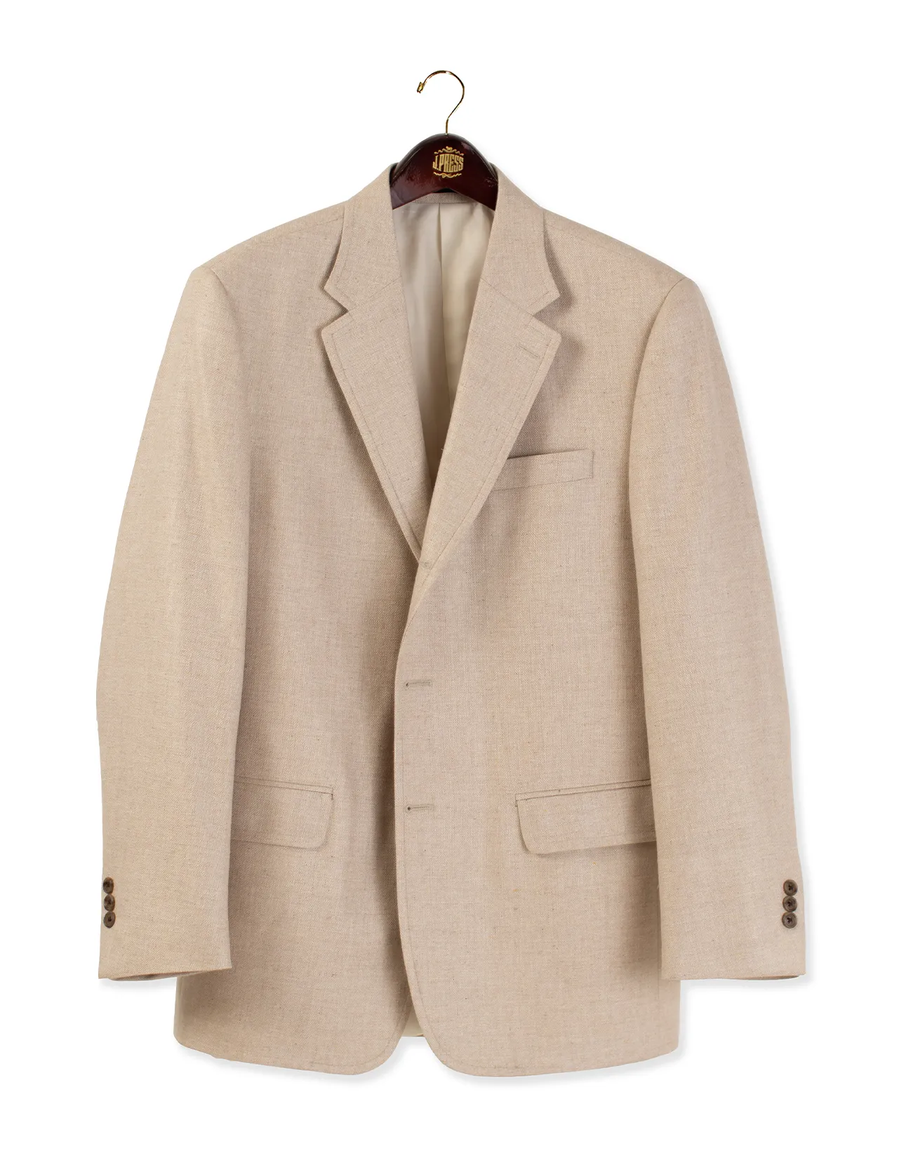 TAN SOLID SPORT COAT - CLASSIC FIT