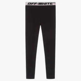 Teen Girls Black Cotton Leggings