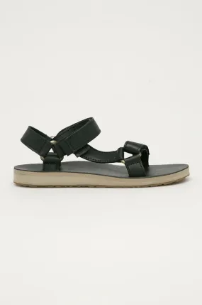 Teva leather sandals women's black color