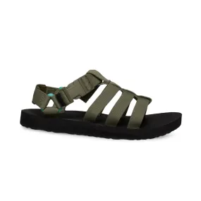 Teva Original Dorado Burnt Olive Waterfall Sandals - Women's