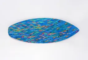 Tropical Fish School Surfboard Wall Art