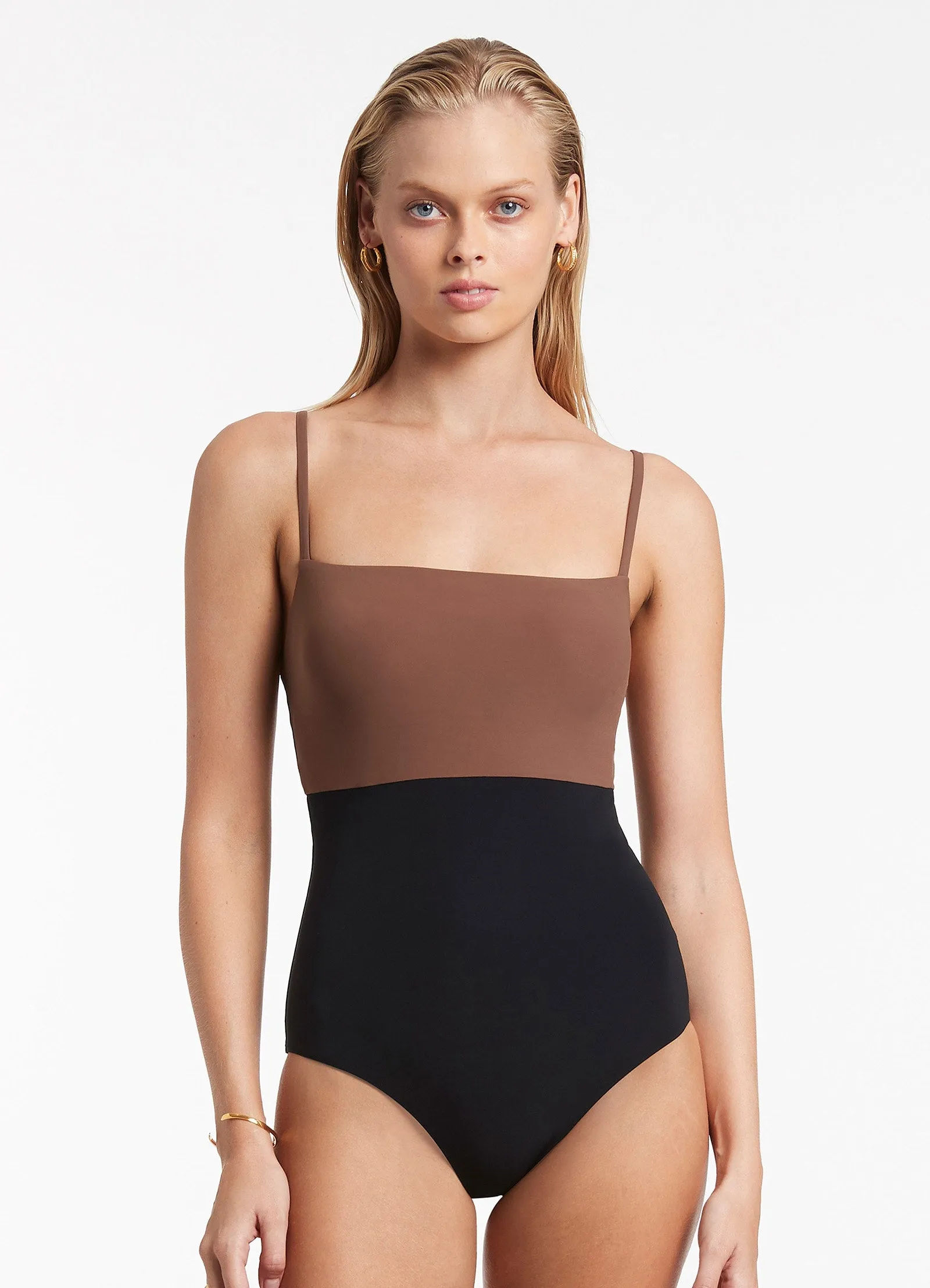 Versa Tank One Piece - Latte