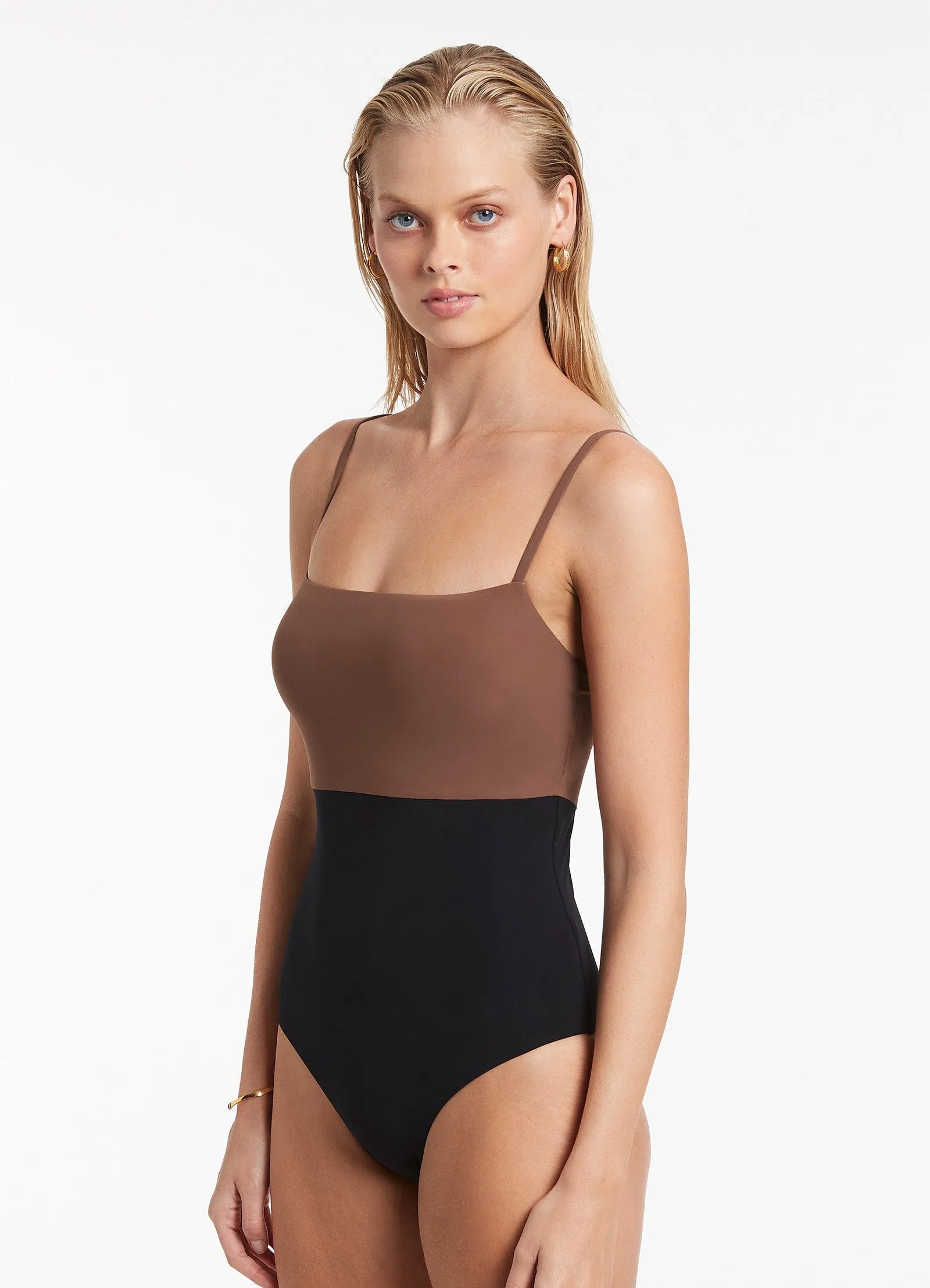 Versa Tank One Piece - Latte