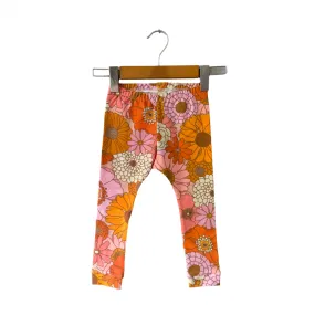 Willbird / Leggings, Flower power print / 2T