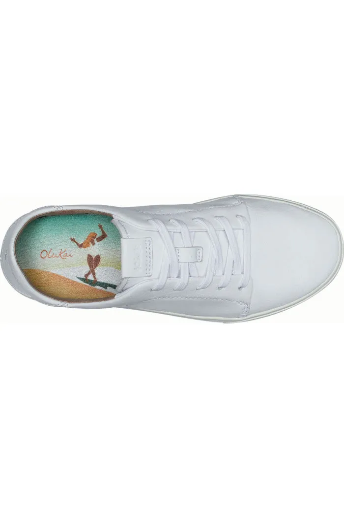 Women's Olukai Pehuea Li 'Ili Sneaker in White