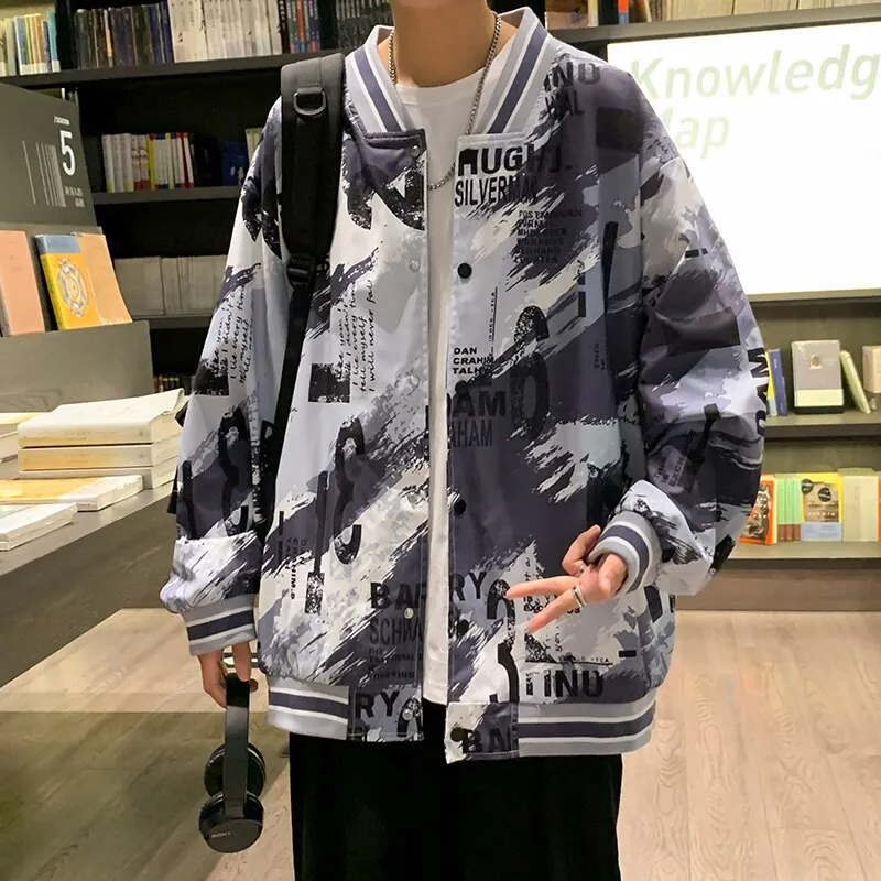 Xituodai 2022 New Autumn Men Baseball Jacket And Coat Streetwear Unisex Couple Bomber Boyfiend Outwear