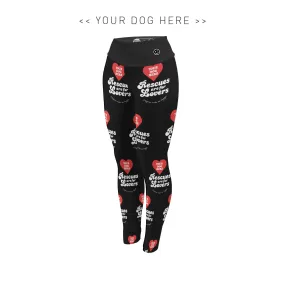 Your Dog Here - Rescues Are For Lovers - Adult Leggings